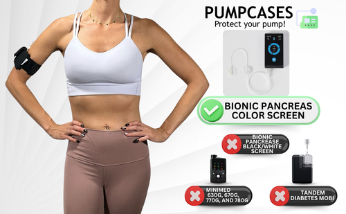 Pumpcases iLet Bionic Pancreas Color Screen Adjustable Armband Insulin Pump Case